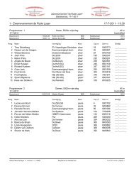 1 - Zwemevenement de Rode Loper 17-7-2011 - 10:30