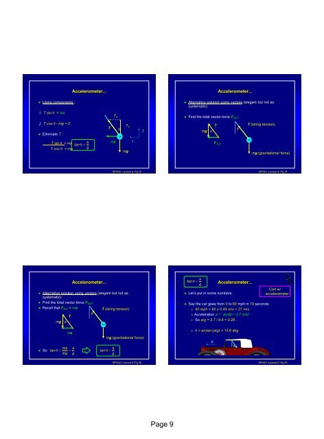 SPH4U: Lecture 8 Notes - The Burns Home Page