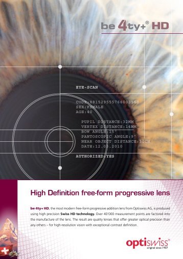 be 4ty+ HD (PDF) - Optiswiss AG