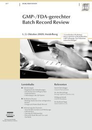 GMP-/FDA-gerechter Batch Record Review - GMP-Navigator