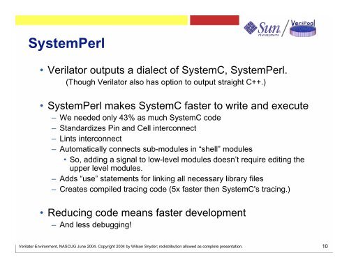 Verilator and SystemPerl - Veripool