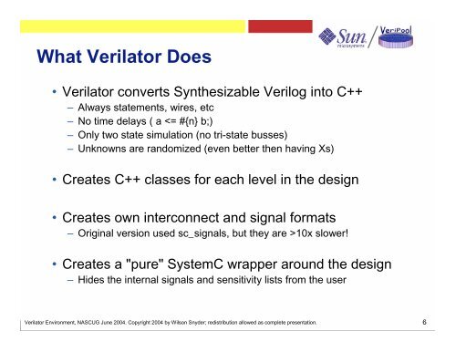 Verilator and SystemPerl - Veripool