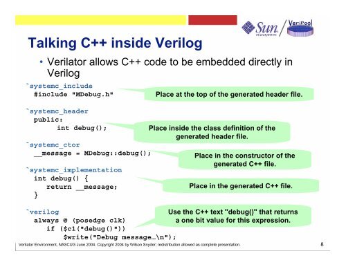 Verilator and SystemPerl - Veripool