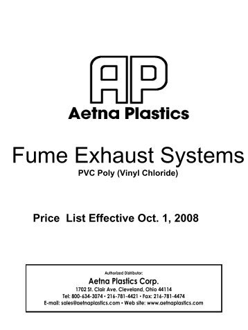 Fume Exhaust Systems - Aetna Plastics Corp.