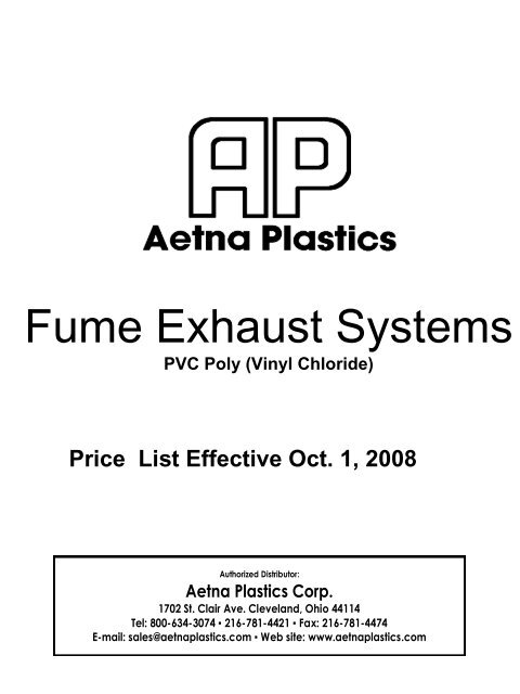 Fume Exhaust Systems - Aetna Plastics Corp.