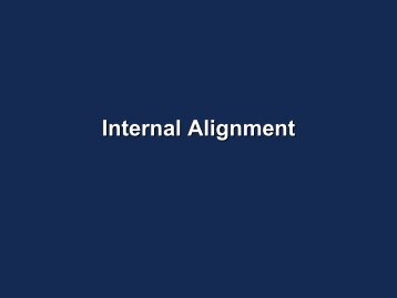 Internal Alignment