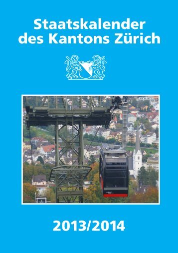 Staatskalender des Kantons ZÃ¼rich 2012/2013 - Sicherheitsdirektion ...