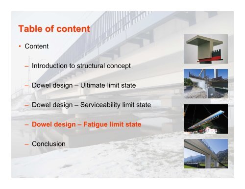 Dowel design - cticm