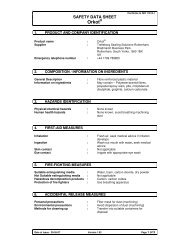 Orkot Safety Data Sheet - Trelleborg.com.au