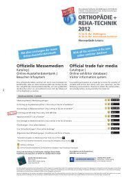 Official trade fair media Offizielle Messemedien - Neureuter Fair Media