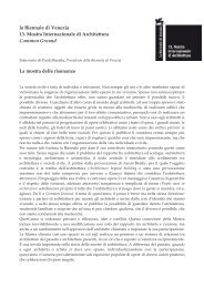 cartella stampa - La Biennale di Venezia