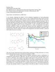 Aging Studies and Stabilization of PBO Fiber - Polymer Science and ...