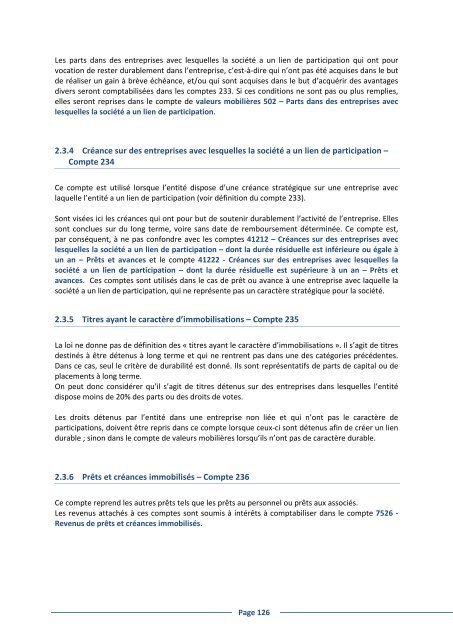 Le Plan Comptable uniforme ComptabilitÃ© gÃ©nÃ©rale Vademecum