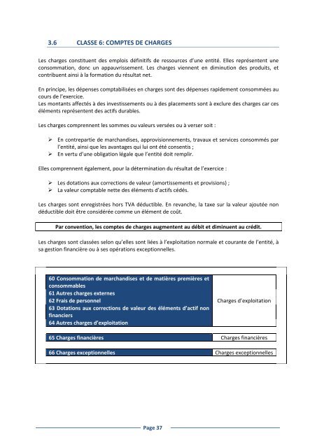 Le Plan Comptable uniforme ComptabilitÃ© gÃ©nÃ©rale Vademecum