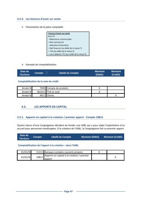 Le Plan Comptable uniforme ComptabilitÃ© gÃ©nÃ©rale Vademecum