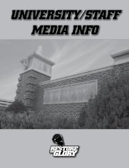 University/staFF Media inFo - UTC Athletics
