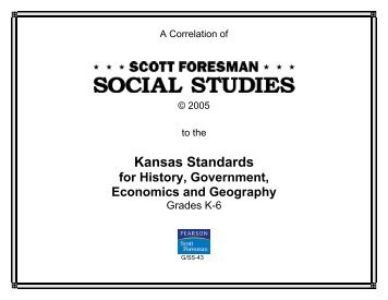 SCOTT FORESMAN SOCIAL STUDIES, copyright 2005 - Pearson