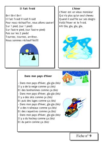 Comptines Hiver