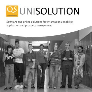 Software and online solutions for international ... - QS unisolution