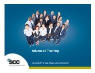 Ad anced Training Advanced Training - Supply Chain Council