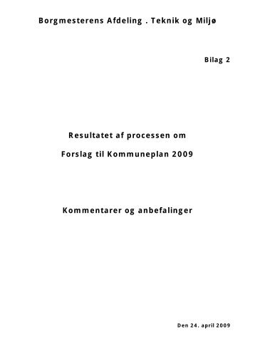 Borgmesterens Afdeling . Teknik og MiljÃ¸ - Velkommen til Ãrhus ...