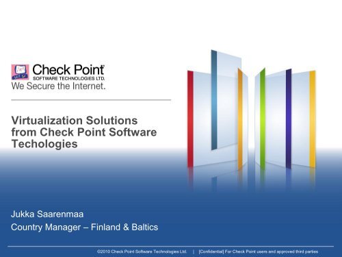 Virtualization Solutions from Check Point Software ... - Stallion