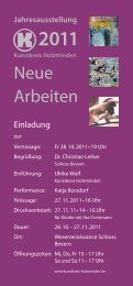 Neue Arbeiten