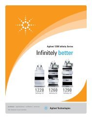 Agilent 1200 Infinity Series â Infinitely better - T.E.A.M.