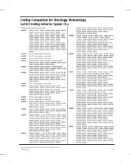 Coding Companion for Oncology/Hematology - OptumCoding.com