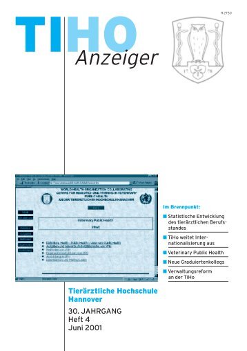 Heft - Tierärztliche Hochschule Hannover