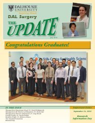 Congratulations Graduates! - Dalhousie Medical School Surgery ...