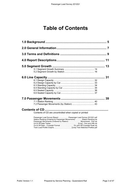 Passenger Load Survey 2012Q1 - TransLink