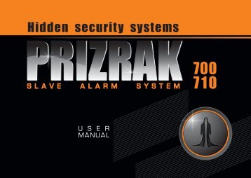 PRIZRAK-700 & 710 User Manual - Canbus-alarm.com