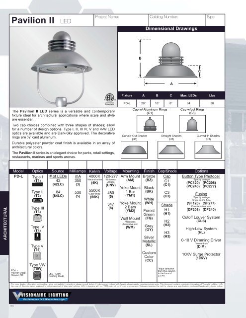 Download - Visionaire Lighting, LLC