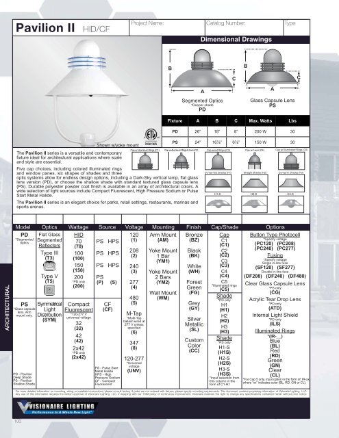 Download - Visionaire Lighting, LLC