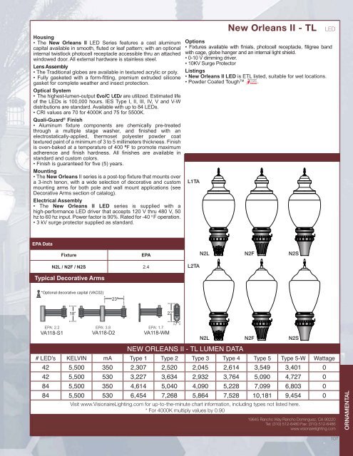 Download - Visionaire Lighting, LLC