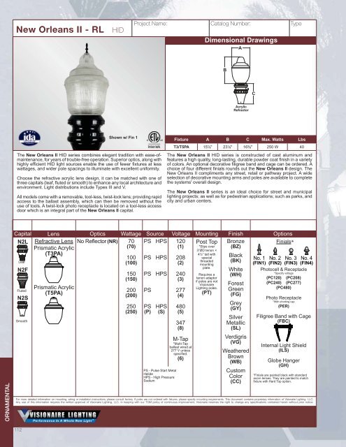 Download - Visionaire Lighting, LLC