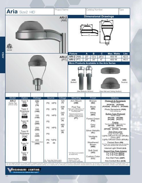 Download - Visionaire Lighting, LLC