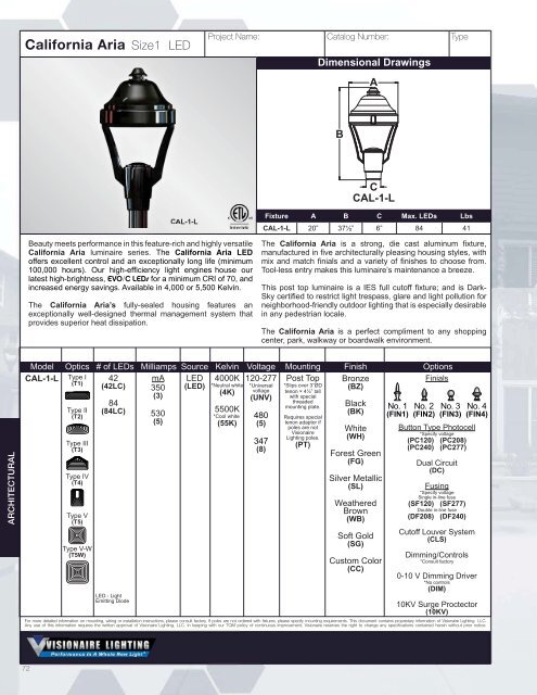 Download - Visionaire Lighting, LLC