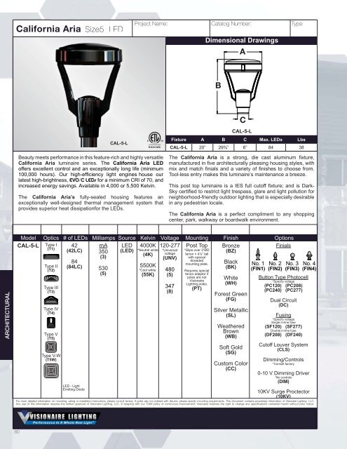 Download - Visionaire Lighting, LLC