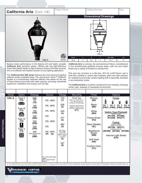 Download - Visionaire Lighting, LLC