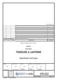 TENDEURS A LANTERNE - Infrabel