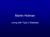 Martin Holman - Australian Diabetes Council