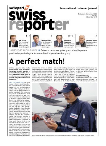 A perfect match! - Swissport