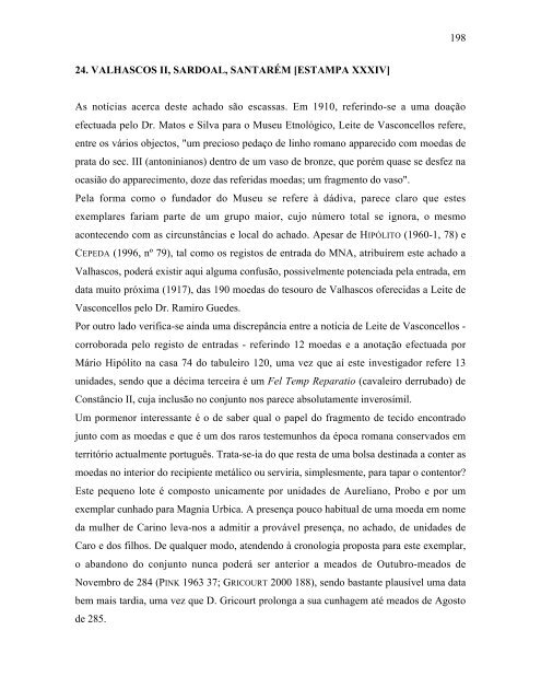 CIRCULAÃÃO MONETÃRIA NA LUSITÃNIA DO SÃCULO III - Numismatas