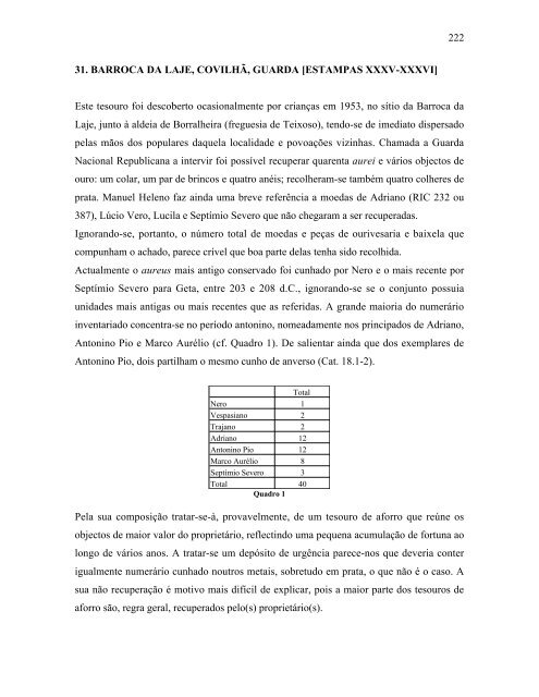 CIRCULAÃÃO MONETÃRIA NA LUSITÃNIA DO SÃCULO III - Numismatas