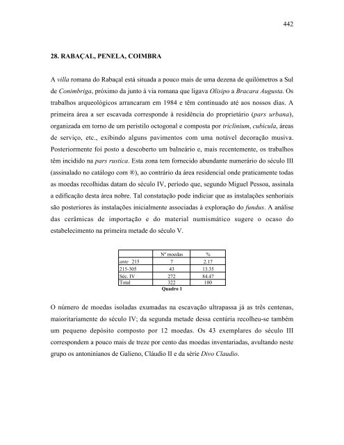 CIRCULAÃÃO MONETÃRIA NA LUSITÃNIA DO SÃCULO III - Numismatas