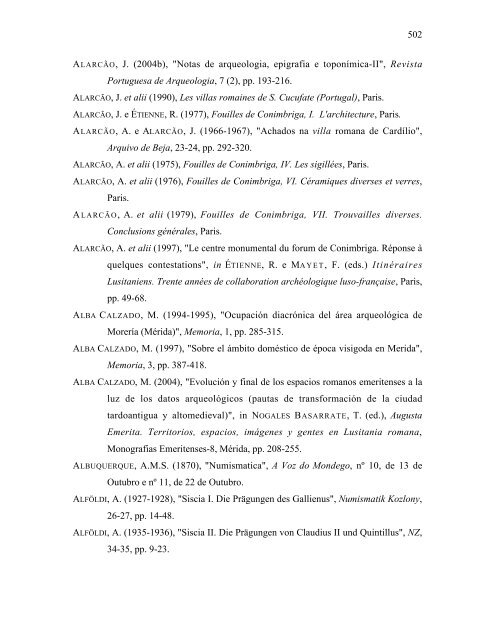 CIRCULAÃÃO MONETÃRIA NA LUSITÃNIA DO SÃCULO III - Numismatas