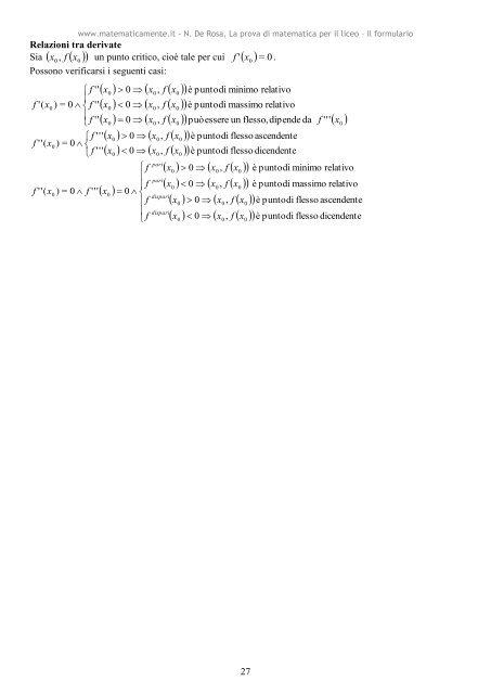 Formulario completo di matematica - shop - Matematicamente.it