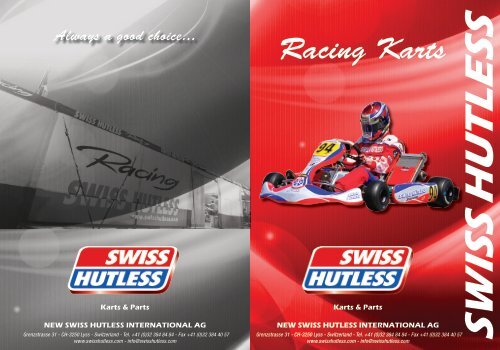 Racing Karts Swiss 1 Swiss 2 Slr Mini Promo Delfino Swiss Hutless